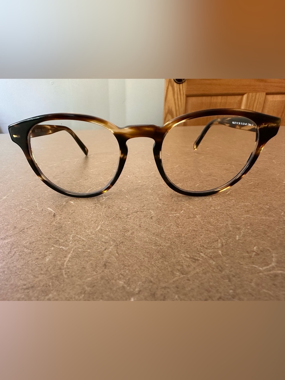 Warby Parker Percey Tortoiseshell Round Eyeglass Frames